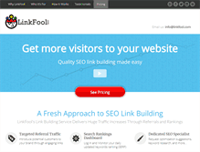 Tablet Screenshot of linkfool.com